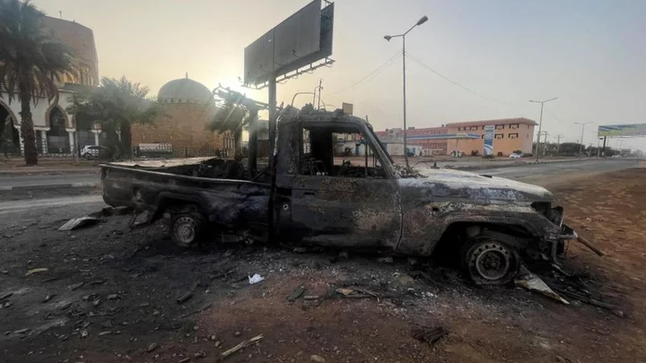 Sudan conflict: Dozens killed in attack on Khartoum market, medics say