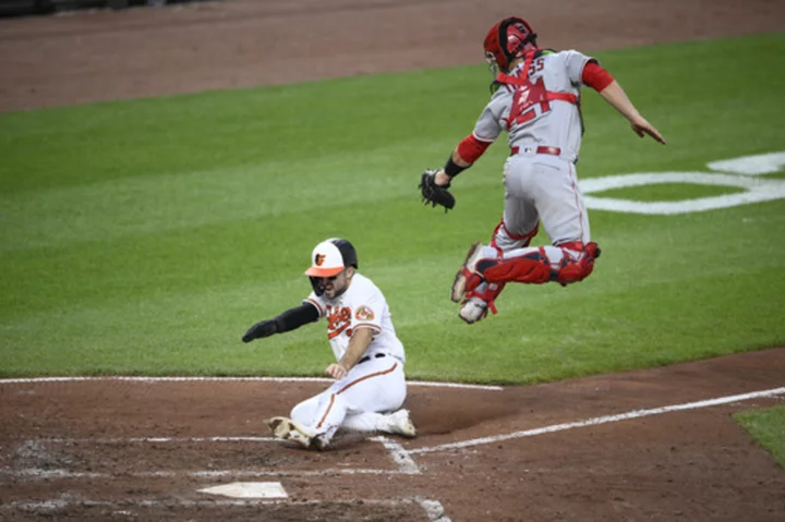 Mountcastle, O'Hearn homer from 9th spot as Orioles beat Angels 7-3