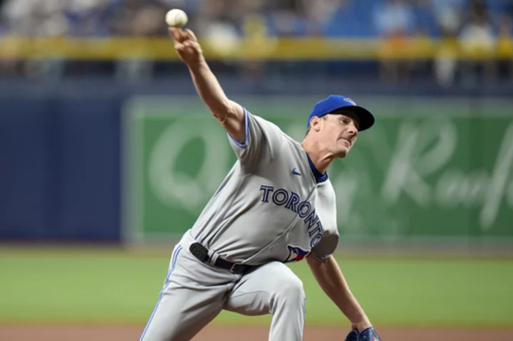 Bassitt becomes AL's second 15-game winner as Blue Jays beat Rays 6-2