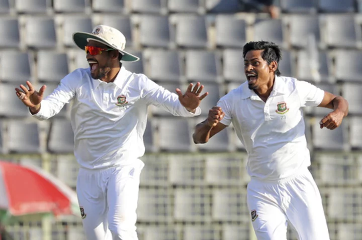 Taijul takes 4 wickets as Bangladesh closes in on win in first test against New Zealand