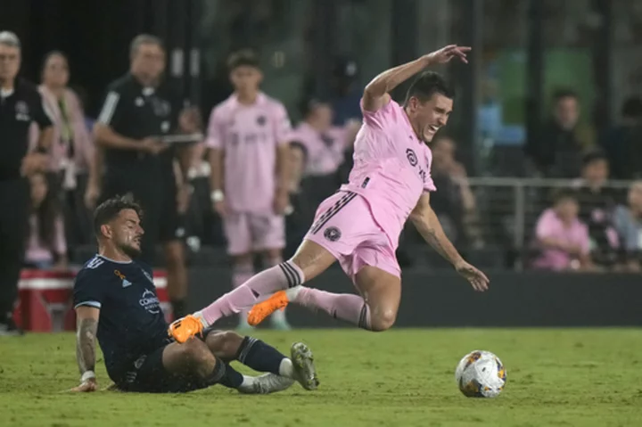 No Messi, no problem: Campana scores twice as Inter Miami beats Sporting KC