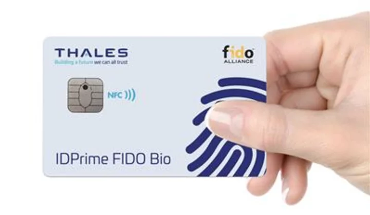 Thales Brings Passwordless Fingerprint Authentication to the Enterprise