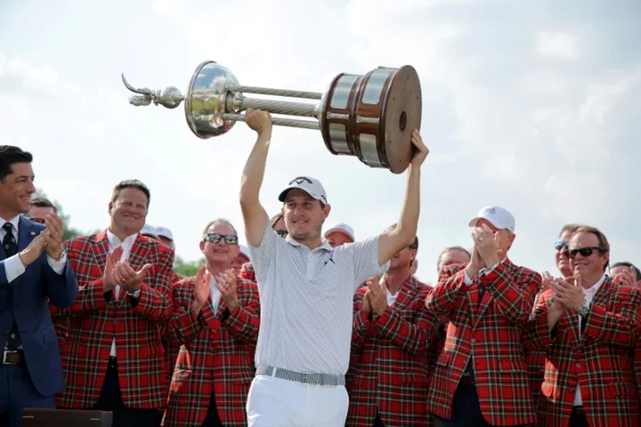 Argentina's Grillo wins playoff to capture PGA Colonial crown