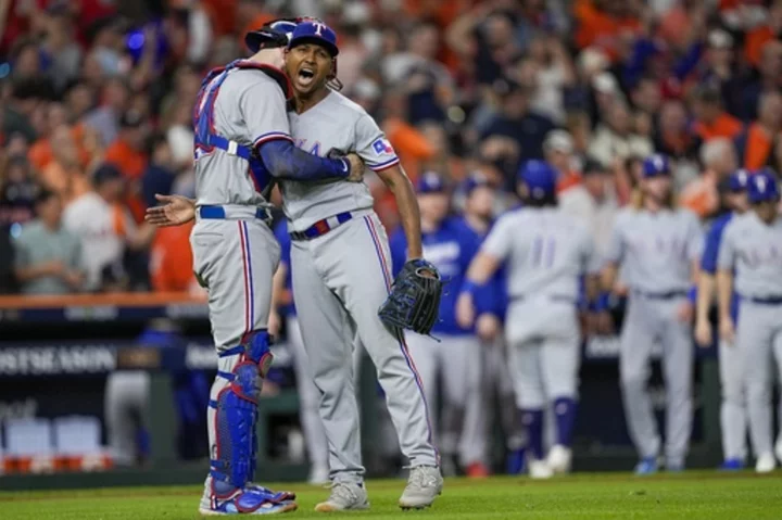 Jonah Heim and Nathan Eovaldi help Texas Rangers edge Houston Astros 5-4 in ALCS Game 2