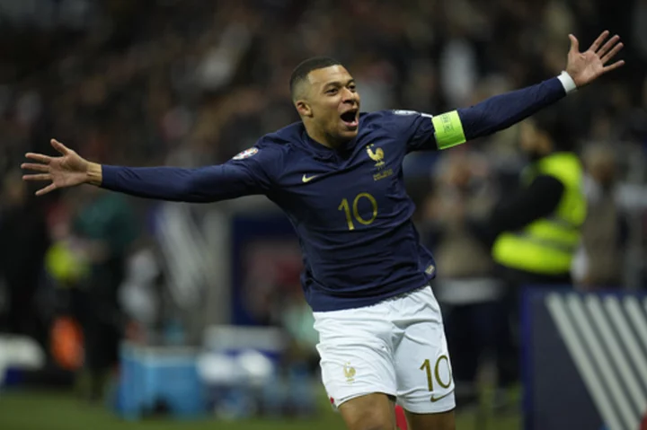 Mbappé has reached 300 career goals faster than Messi or Ronaldo. His France elders are impressed.