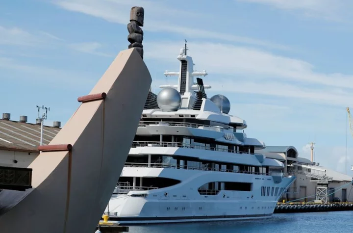 US says it wants forfeiture of billionaire Russian oligarch's $300 million superyacht