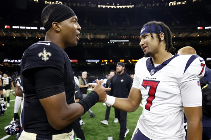 Texans bring new coach, rookie QB into matchup with Lamar Jackson and the Ravens