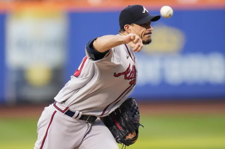 Morton untouched despite career-high 7 walks as the Braves beat the Mets again, 7-0