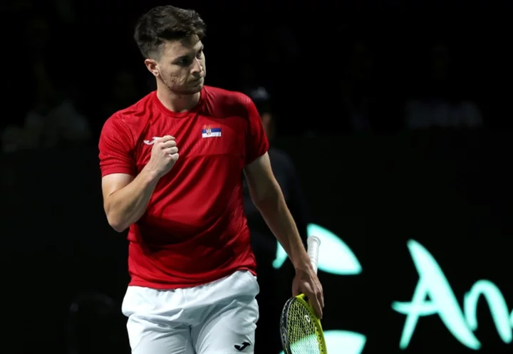 Kecmanovic fights back to earn Serbia Davis Cup semi lead over Italy