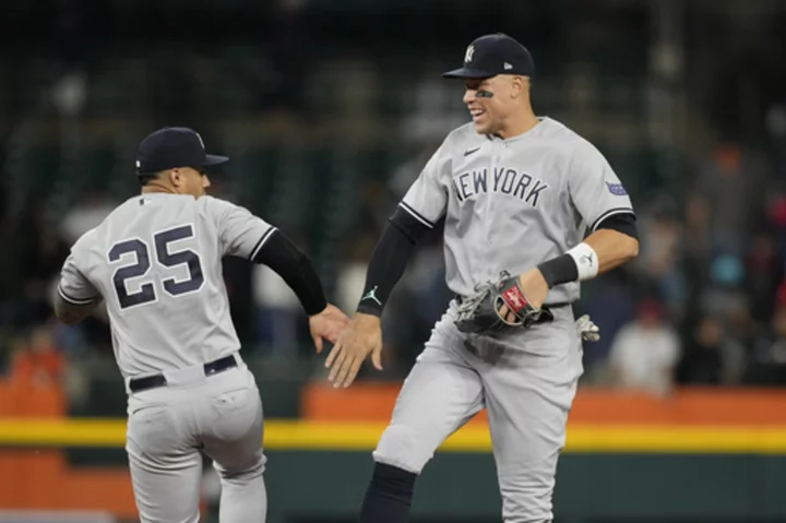 Yankees end 10-series winless streak and beat Tigers 6-2 as Torres homers