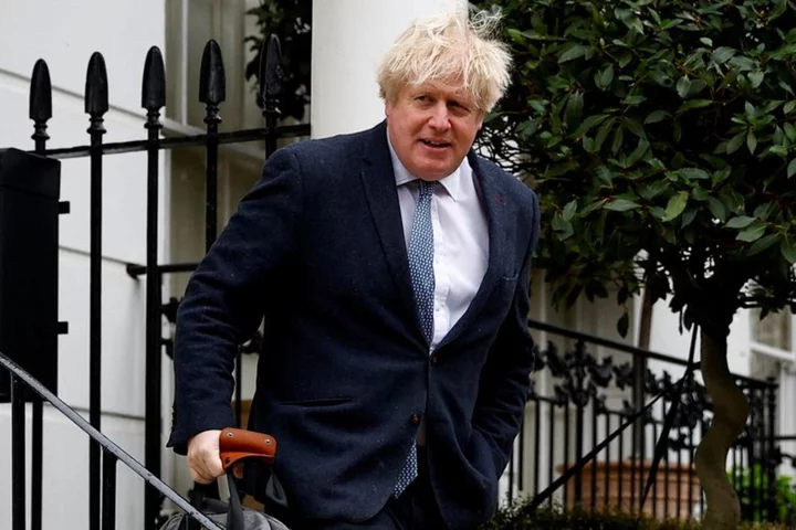 Former British PM Boris Johnson is standing down from parliament