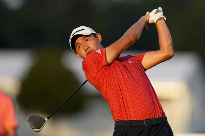 Morikawa leads the PGA Tour's Zozo Championship by 1 stroke after the 1st round in Japan