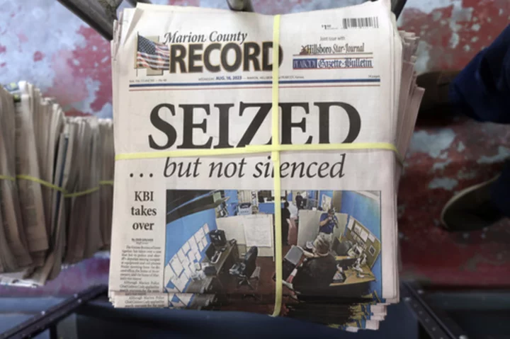 Kansas reporter files federal lawsuit against police chief who raided her newspaper's office