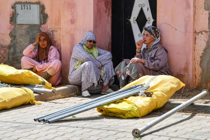 Aid tents offer warning of Morocco quake survivor's future