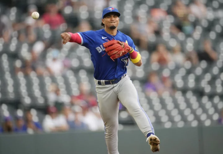 Merrifield's go-ahead RBI single keys Blue Jay's 7-5 win over Rockies