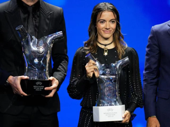 Aitana Bonmatí uses UEFA award speech to call out 