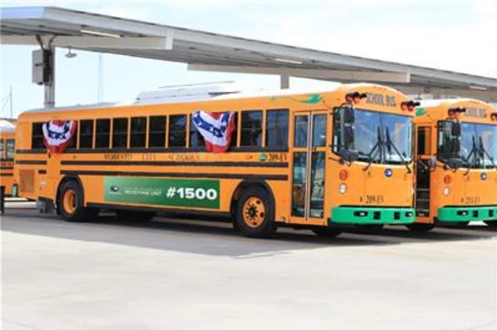 Blue Bird Delivers Its 1500th Electric School Bus