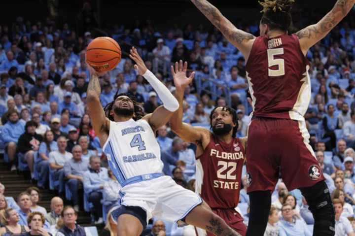 No. 17 UNC uses 22-point run to erase 14-point hole and beat Florida State 78-70 in ACC opener