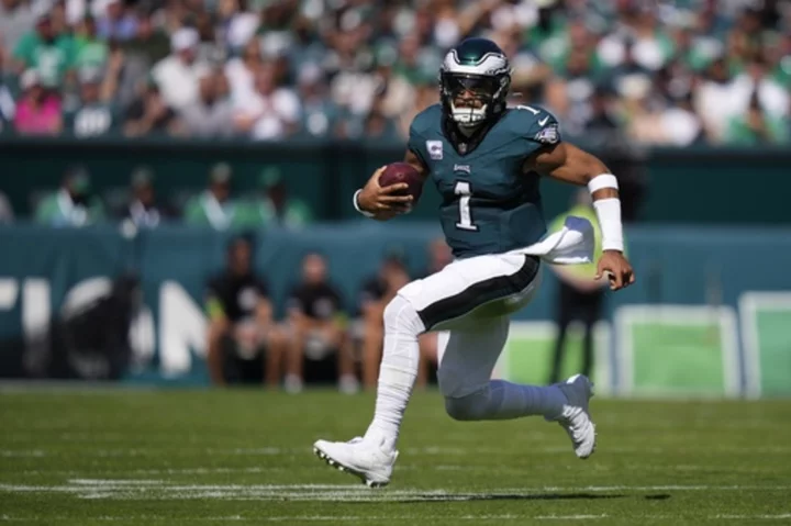 Hurts' breakthrough passing game resembles 2022, and so does 4-0 start for NFC champion Eagles