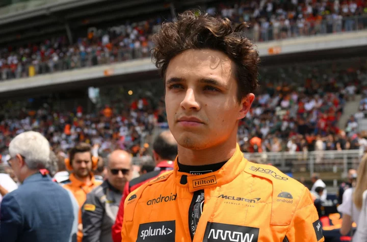 Lando Norris reacts to Lewis Hamilton collision that ruined his Spanish Grand Prix