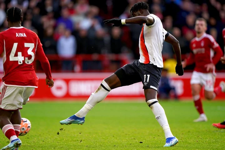 Luton fight back to stun Nottingham Forest and earn a point