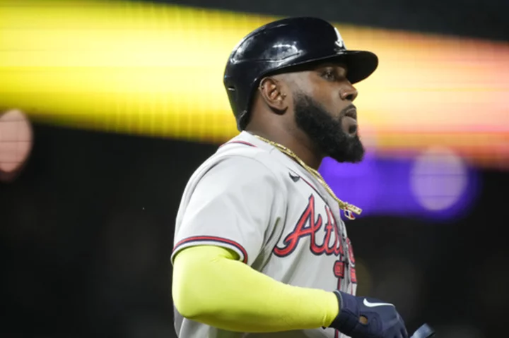 Marcel Ozuna hits 30th homer, MLB-leading Braves beat Rockies 3-1 for 16th win in 21 games