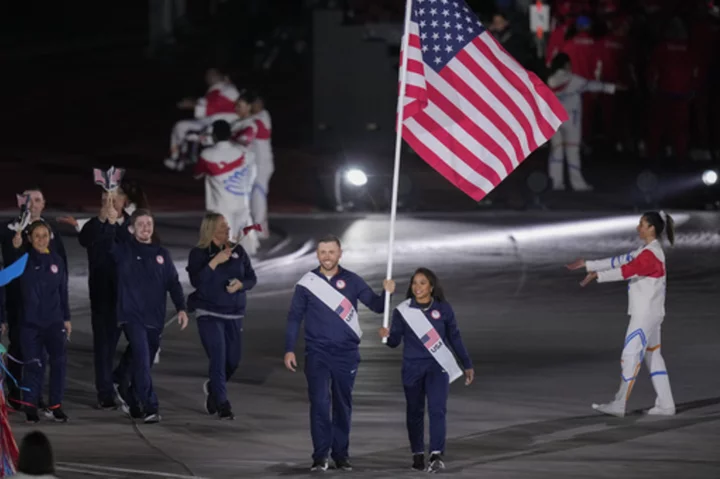 Skeet shooter Vincent Hancock and gymnast Jordan Chiles, U.S. flagbearers in Pan Am Games, win gold