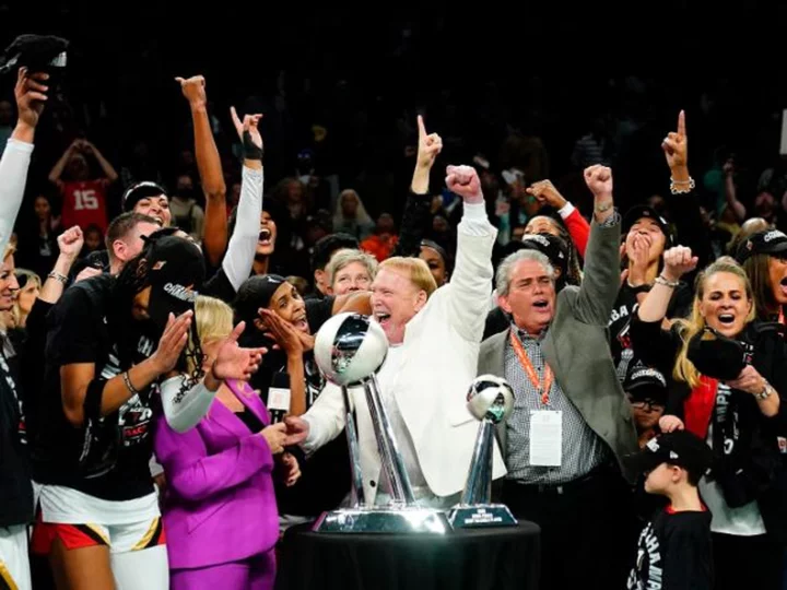 Las Vegas Aces become WNBA's 1st repeat champions in 21 years