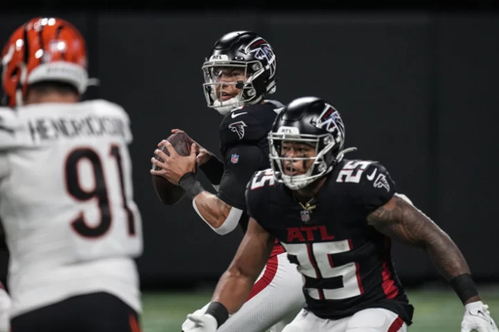 Ridder leads impressive drive for Atlanta in his preseason debut, Falcons tie Bengals 13-13