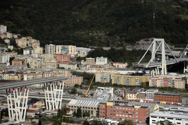 Italy marks 5th anniversary of Morandi bridge collapse with demands for justice for the 43 killed