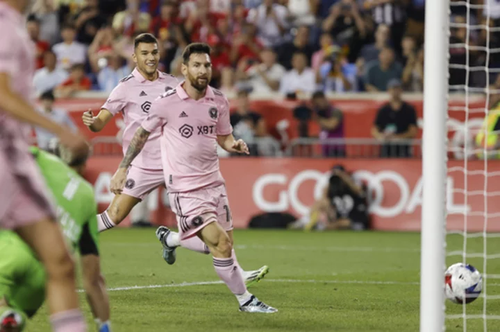 Messi scores dazzling goal in MLS debut, leads Miami over New York Red Bulls