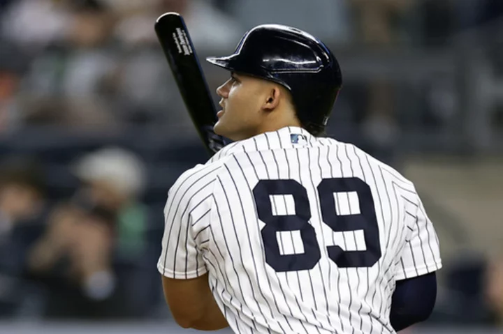 Yankees rookie outfielder Jasson Domínguez has torn elbow ligament, needs Tommy John surgery