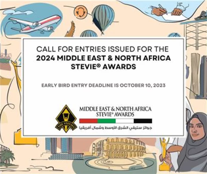 Call for Entries Issued for the 2024 Middle East & North Africa Stevie® Awards