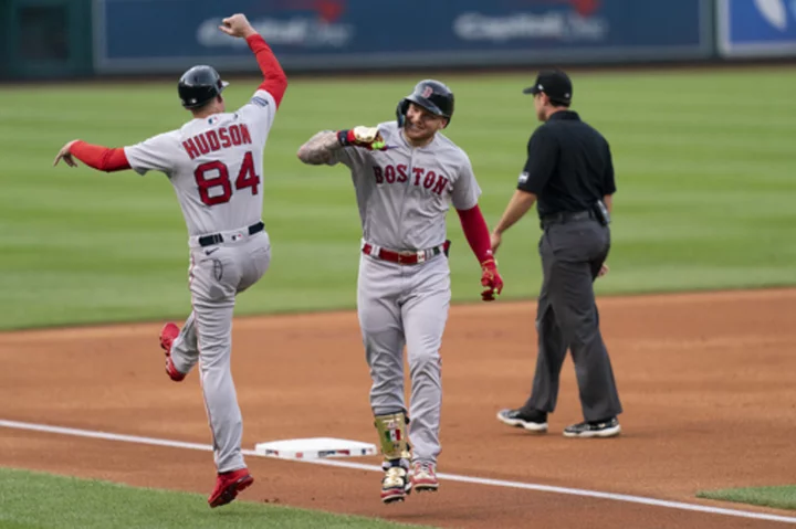 Alex Verdugo hits leadoff homer, Red Sox beat Nationals 5-4 in series opener