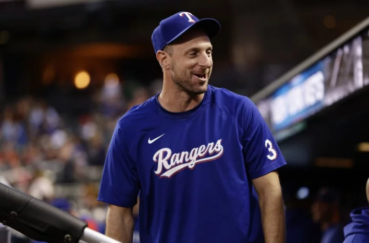 Rangers' Max Scherzer parties like it's 2019 after making World Series