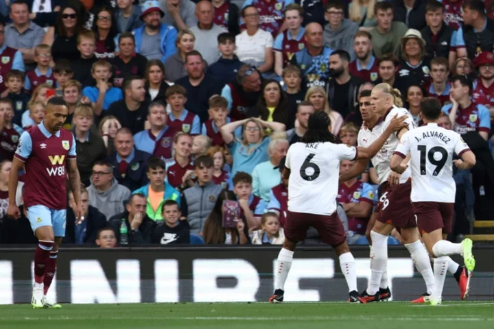 Haaland scores first goal of Premier League season after three minutes