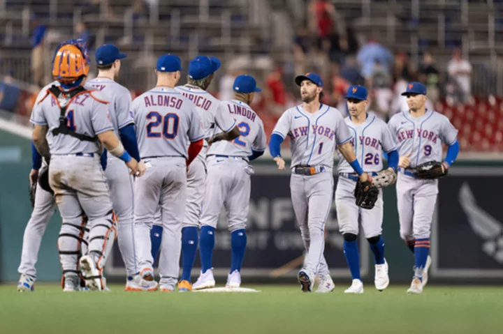 Pete Alonso hits 1 of Mets' 5 homers to back José Quintana in 11-5 rout of Nationals