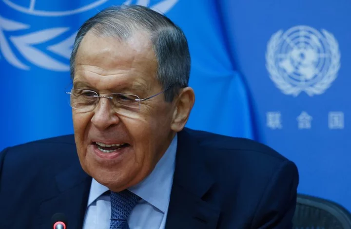 Russia's Lavrov: Ukraine peace plan, U.N. bid to revive Black Sea grain deal 