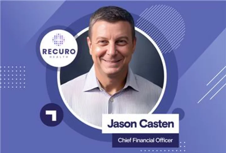 Recuro Health Appoints Jason Casten as CFO to Lead Financial Strategy and Drive Growth