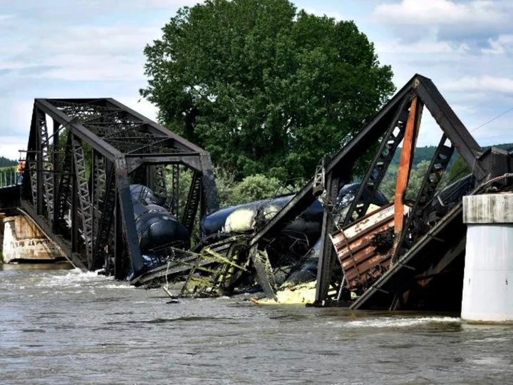 Crews have hauled away most of the train cars that derailed and fell into the Yellowstone River after a bridge collapse, EPA says