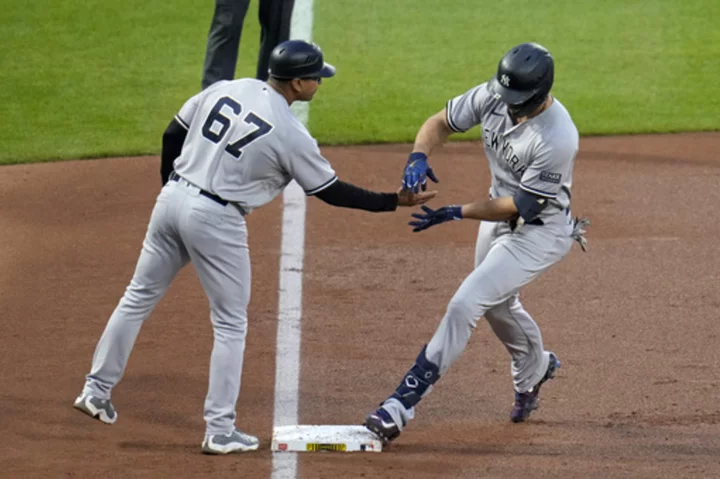 Stanton homers and Yankees beat Pirates 6-3, improving to 5-1 on 6-game trip