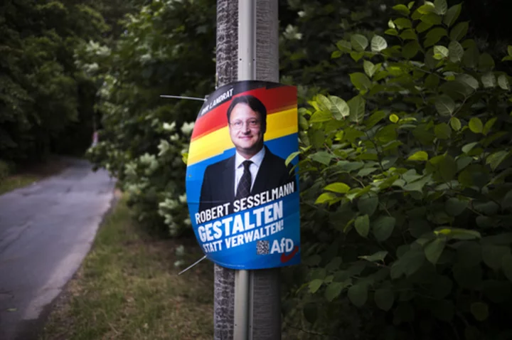 A German county elected a far-right candidate for the first time since the Nazi era, raising concern