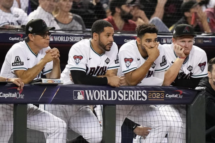 Diamondbacks' magical season ends with a thud against Rangers in World Series