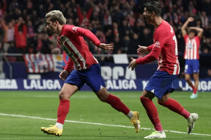 Griezmann nods Atletico above Barca with Mallorca win