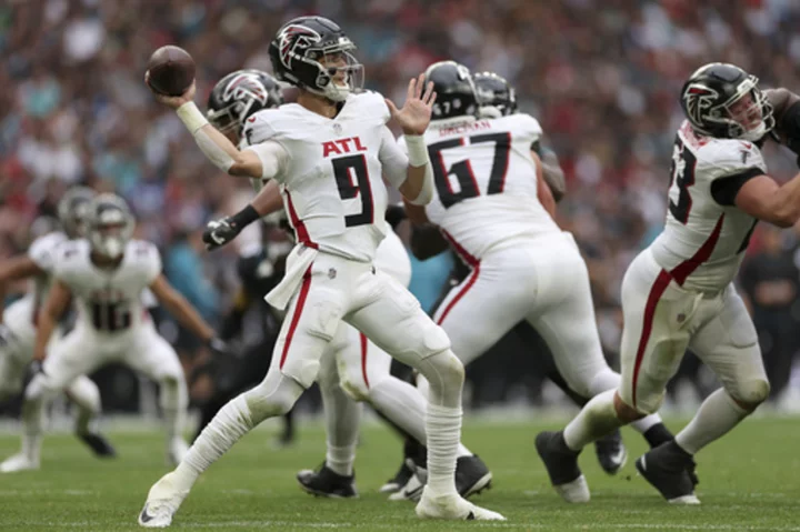 Falcons QB Ridder vows to shake off rough day after INTs in 23-7 loss to Jaguars