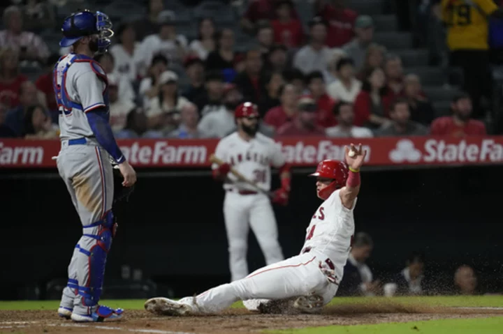 Brandon Drury and Reid Detmers help Angels snap Rangers 6-game win streak with 9-3 win