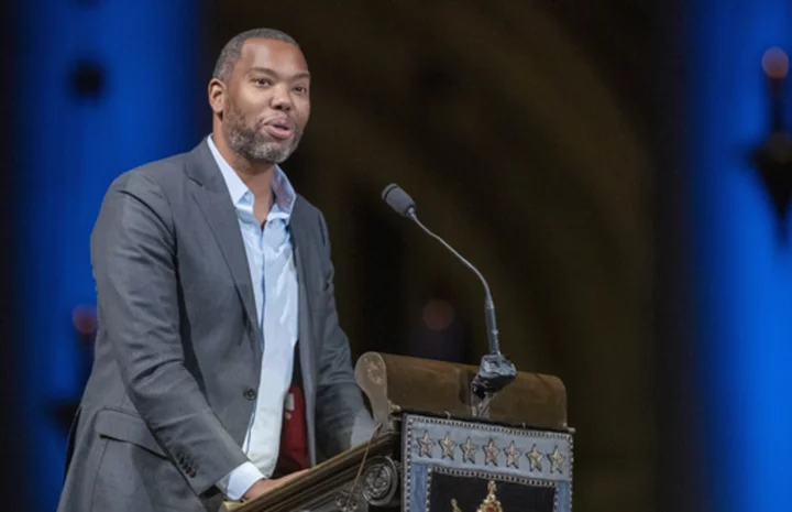 Ta-Nehisi Coates attends school board meeting to back teacher told to stop using his book on racism