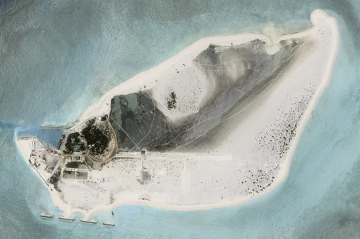 China appears to be building an airstrip on a disputed South China Sea island