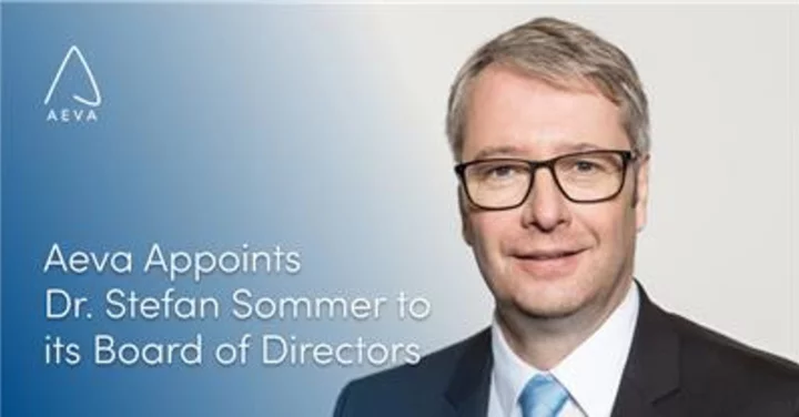 Aeva Appoints Dr. Stefan Sommer, Former CEO of ZF Group and Board Member at Volkswagen Group, to its Board of Directors