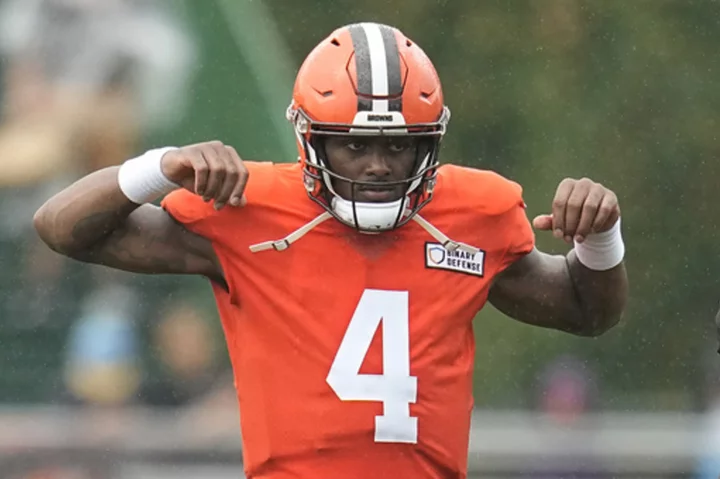 Browns QB Deshaun Watson will start exhibition against Washington, another chance to shake rust